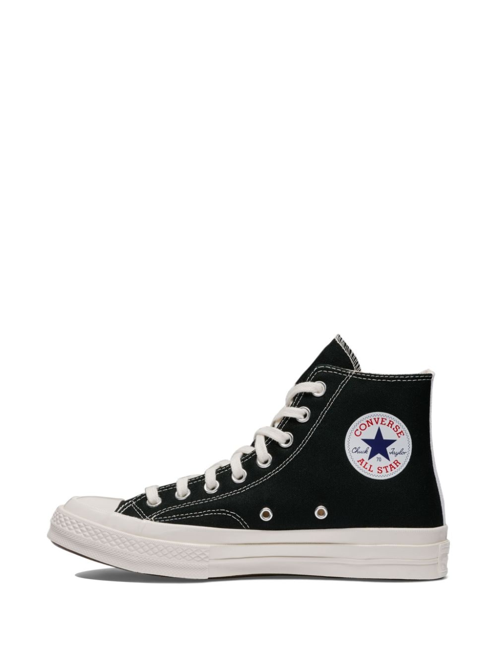 sneakers chuck 70 small heart hi unisex nere in tessuto 