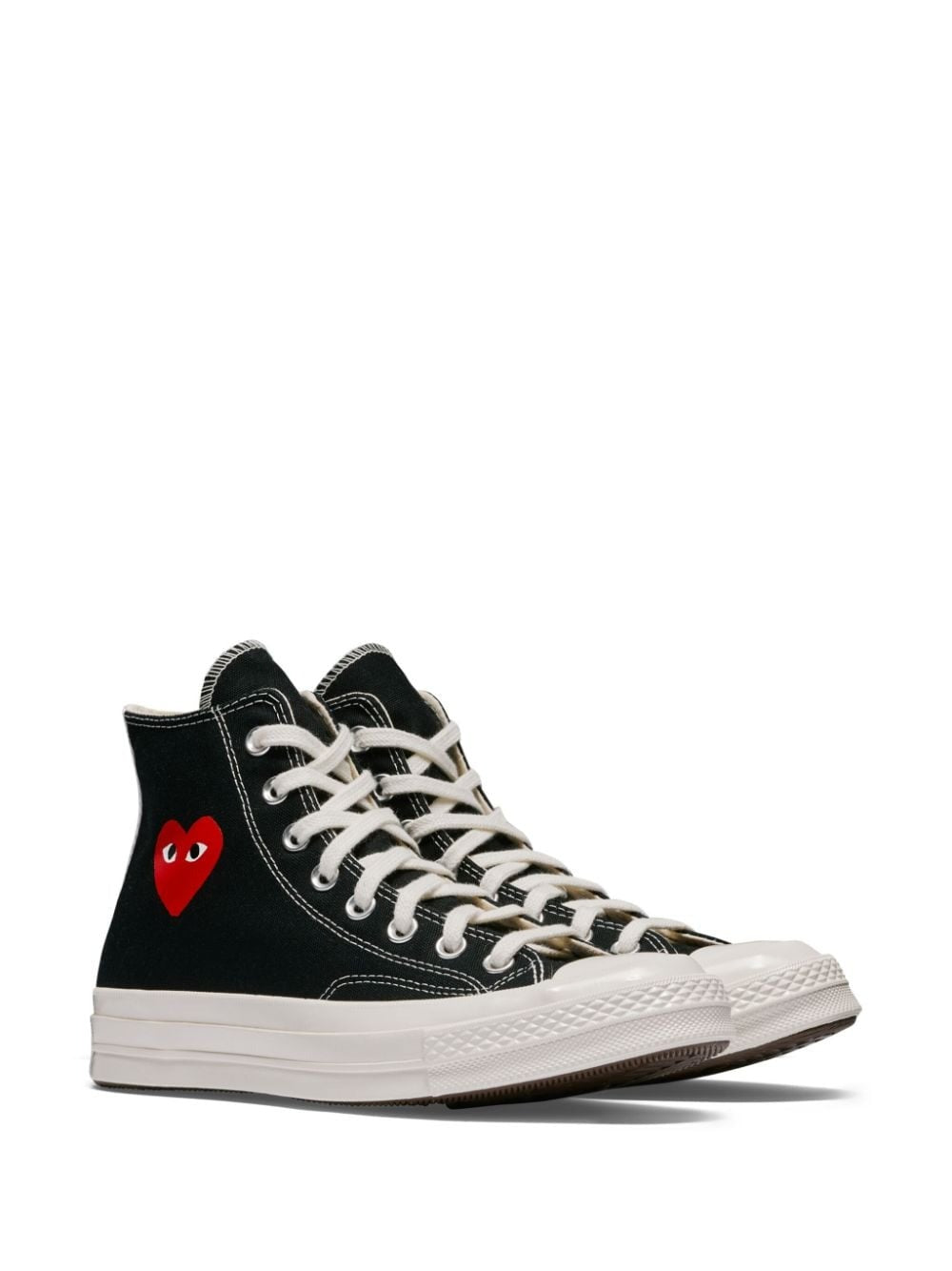 sneakers chuck 70 small heart hi unisex nere in tessuto 