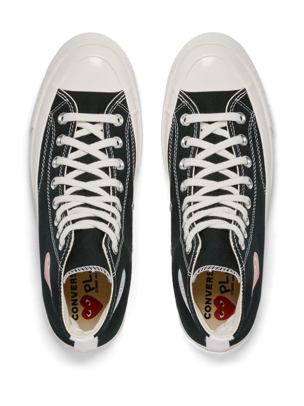 sneakers chuck 70 small heart hi unisex nere in tessuto 