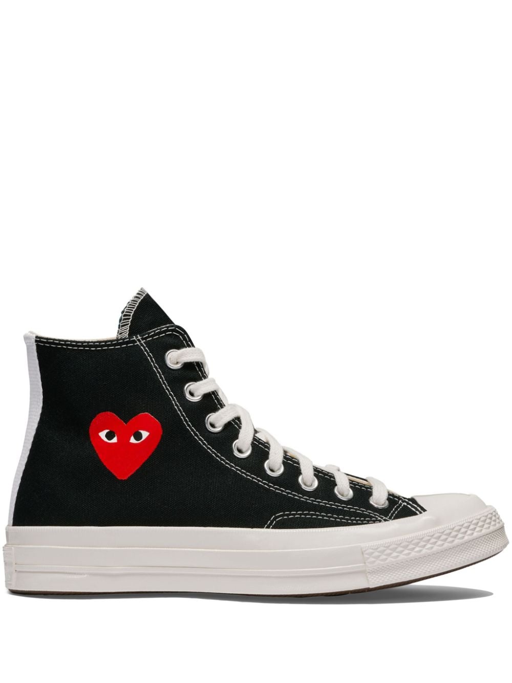 sneakers chuck 70 small heart hi unisex nere in tessuto 