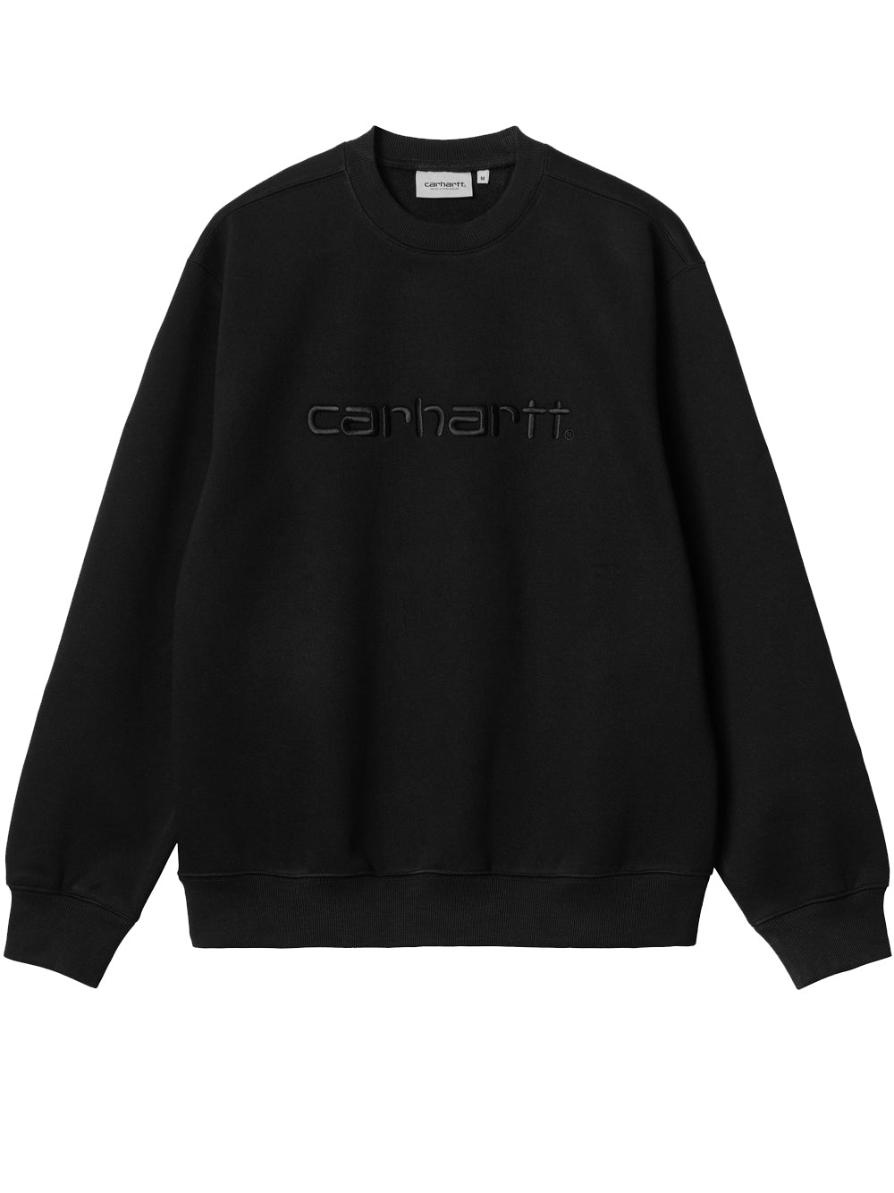 felpa carhartt uomo nera 