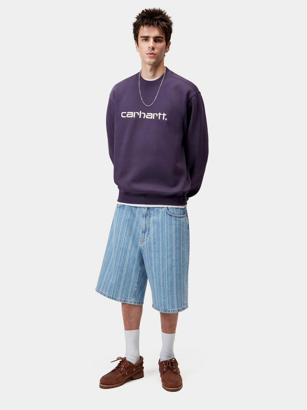 felpa carhartt uomo viola 