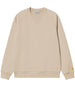 Men's beige fleece sweatshirt