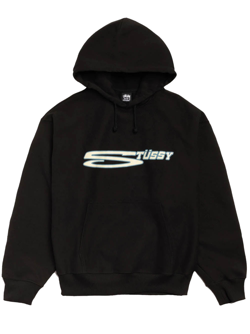 felpa stretch hoodie uomo nera 