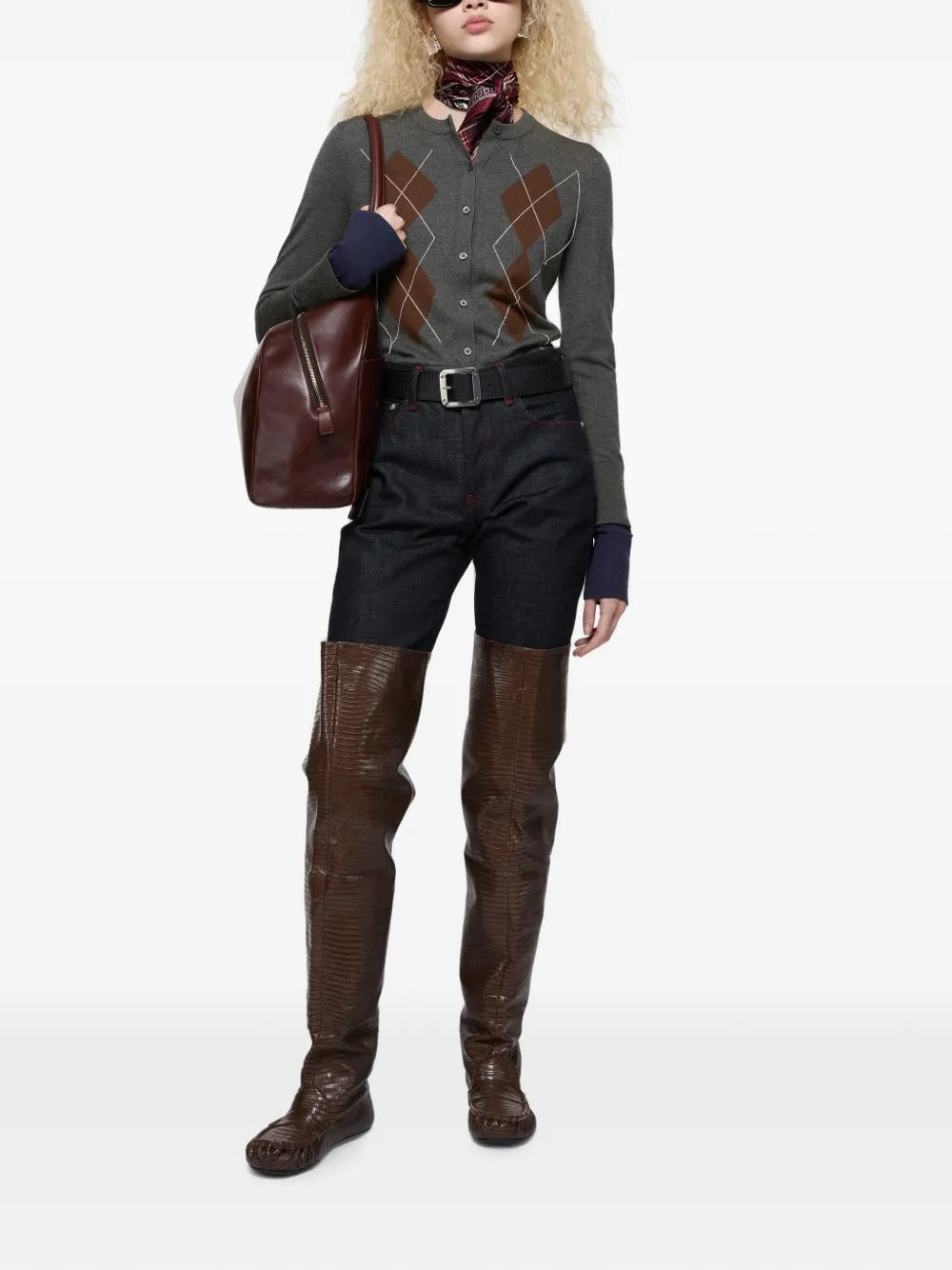 cardigan double layered donna grigio 