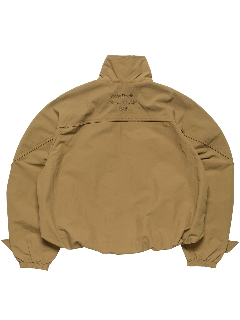 giacca nylon logo donna khaki 