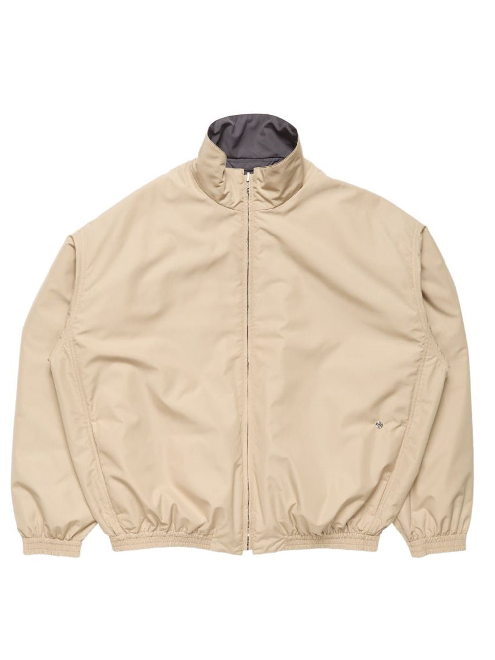 giacca reversible uomo beige 