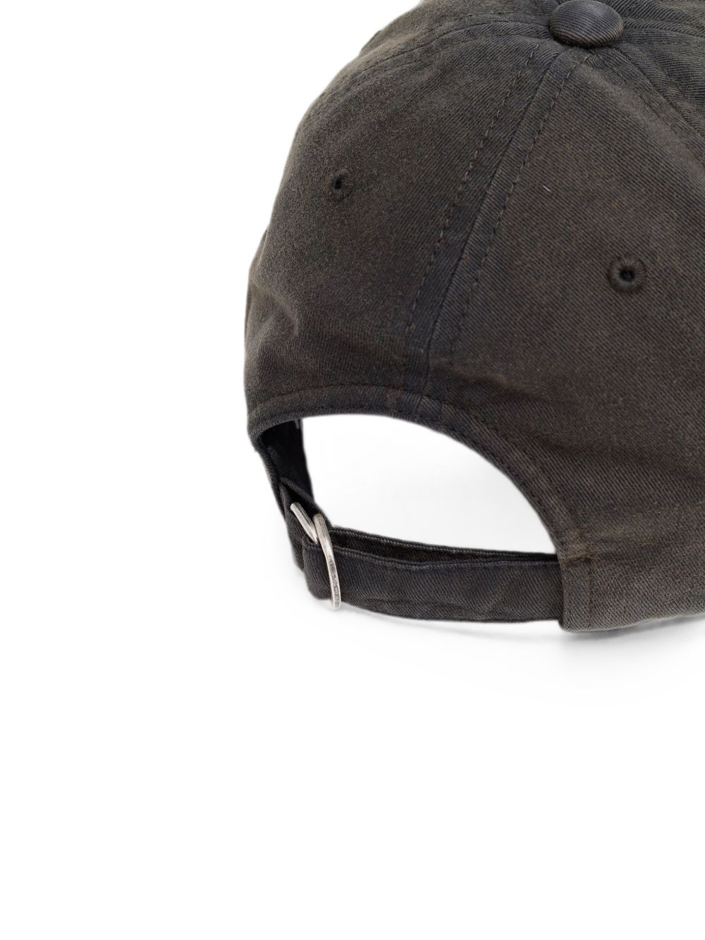cappello washed logo unisex nero 