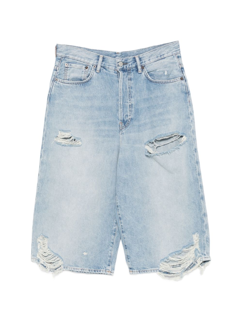bermuda distressed uomo blu 