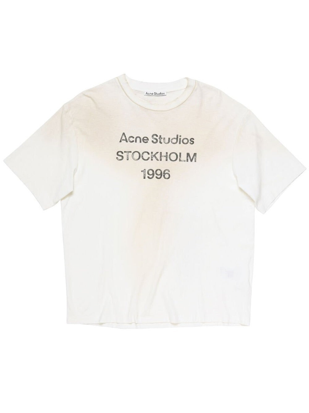 t-shirt logo relaxed fit unisex bianca 