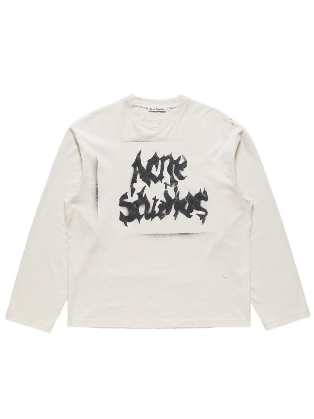t-shirt gothic logo unisex bianca 