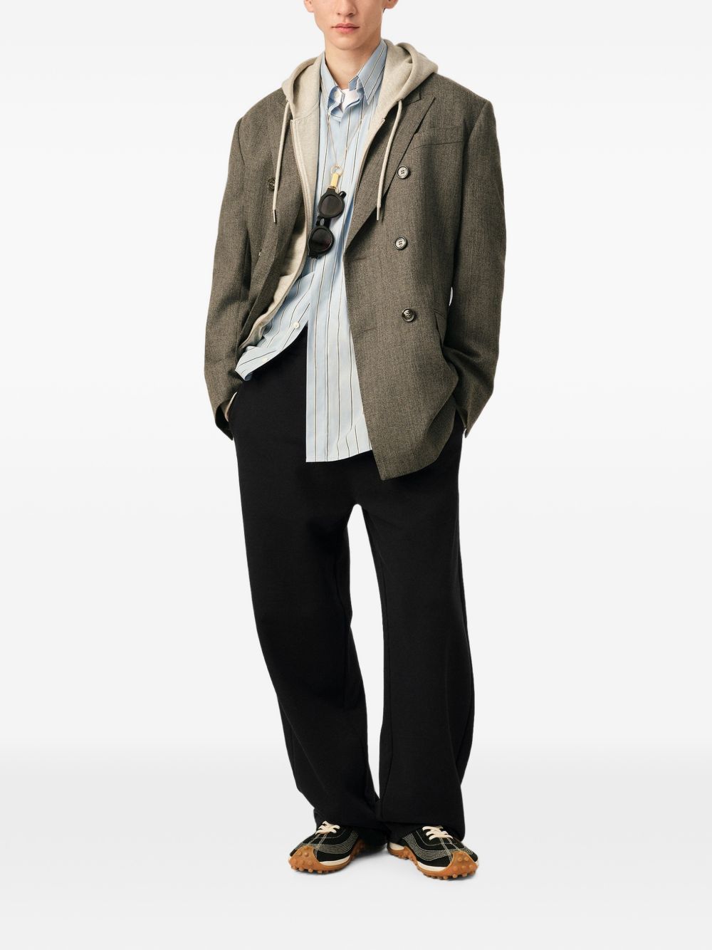 pantaloni jogging adc uomo neri 
