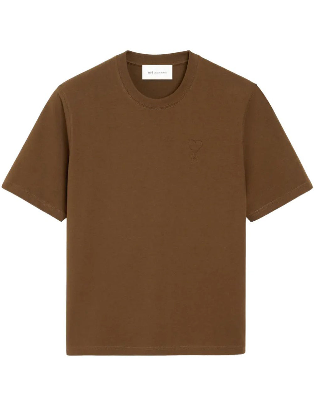 t-shirt tonal embrossed big adc uomo cioccolato 