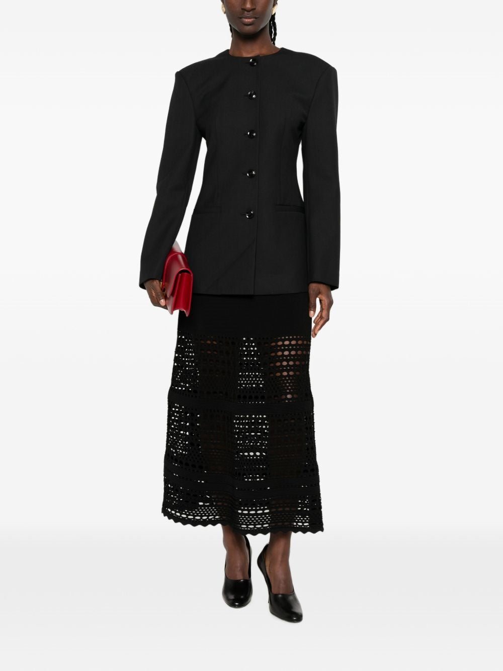 blazer huda donna nero 