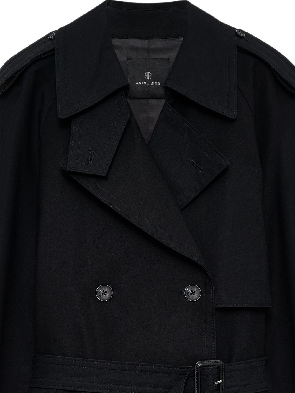 maxi trench pascale donna nero 