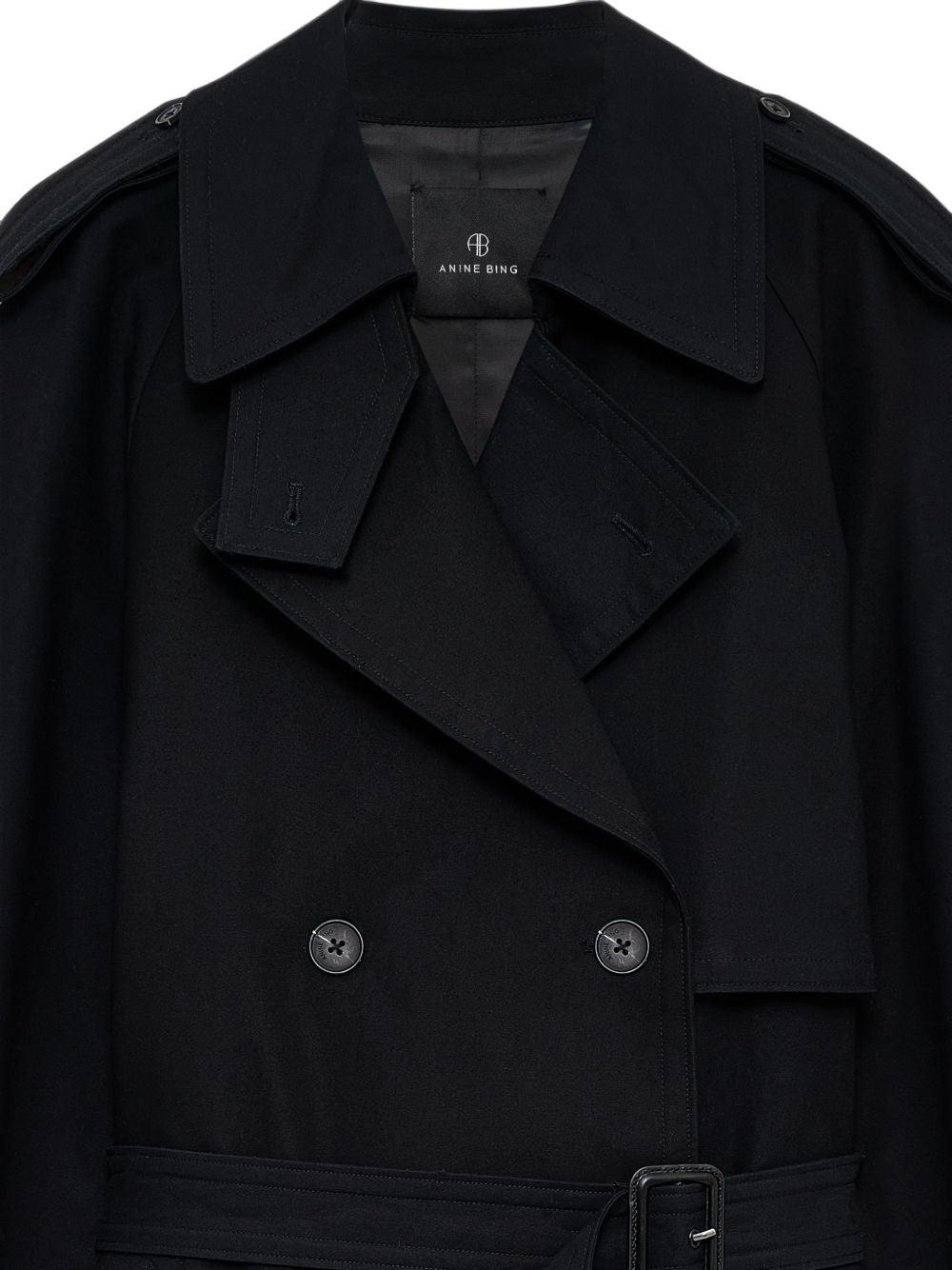 maxi trench pascale donna nero 