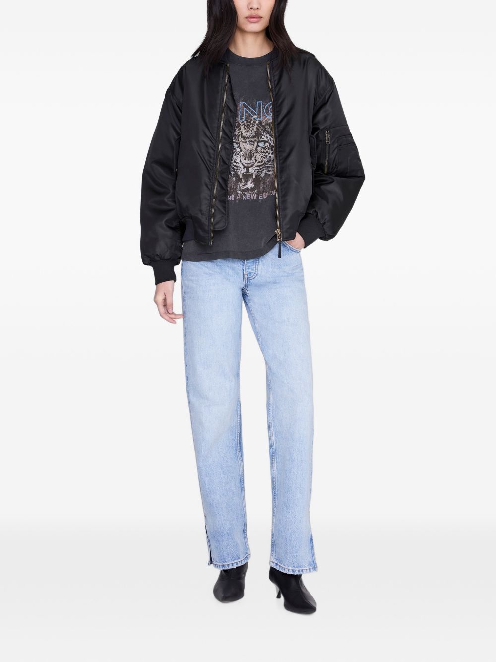 t-shirt cade tiger muse donna nera 