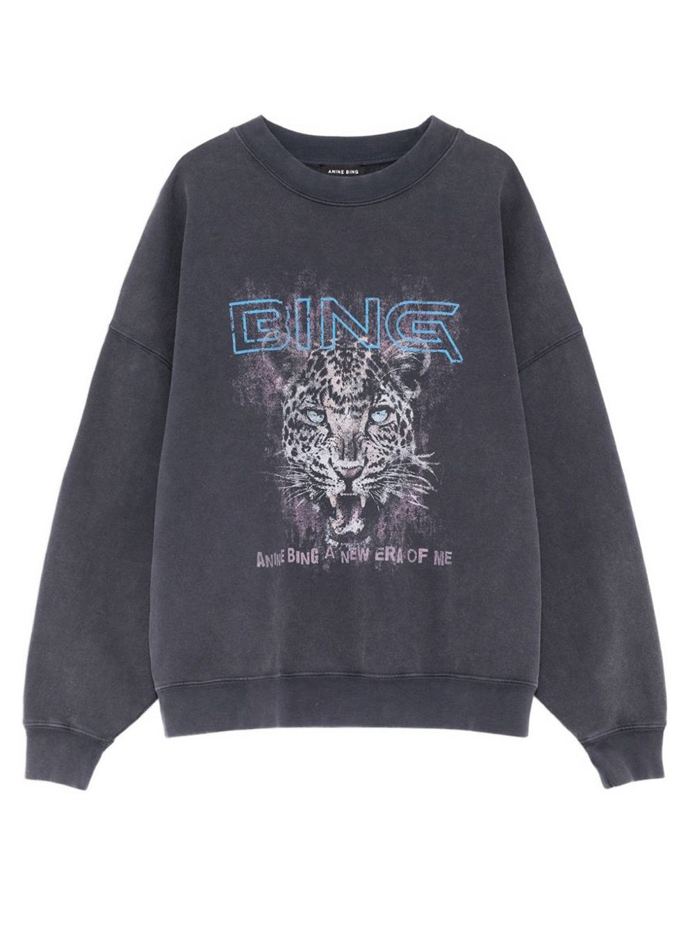 felpa miles leopard muse donna nera 