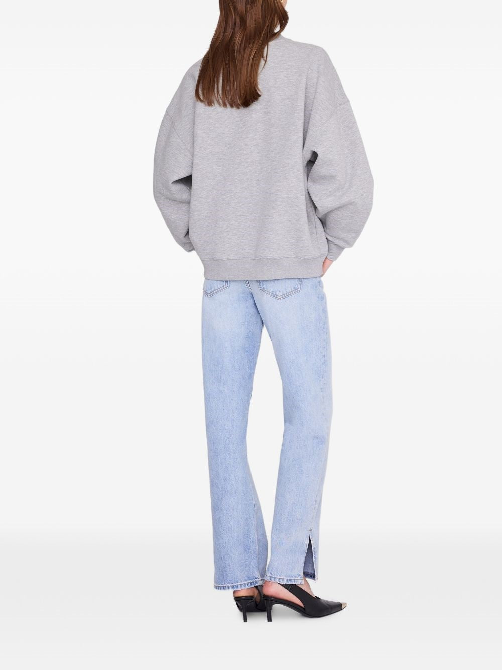 felpa miles collegiate donna grigia 