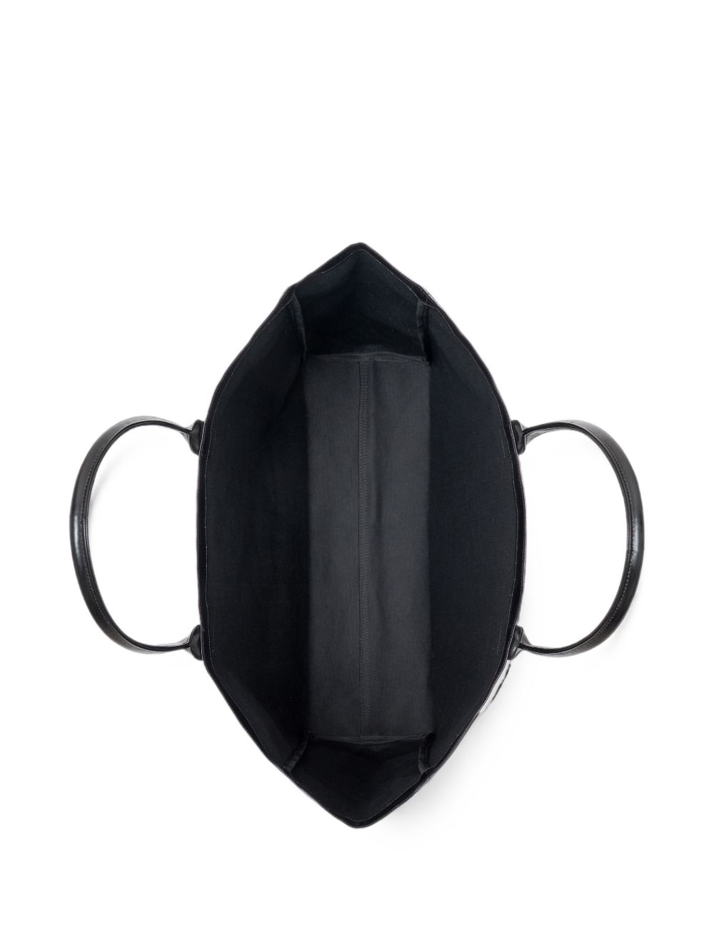 tote bag leo coated canvas donna nera 