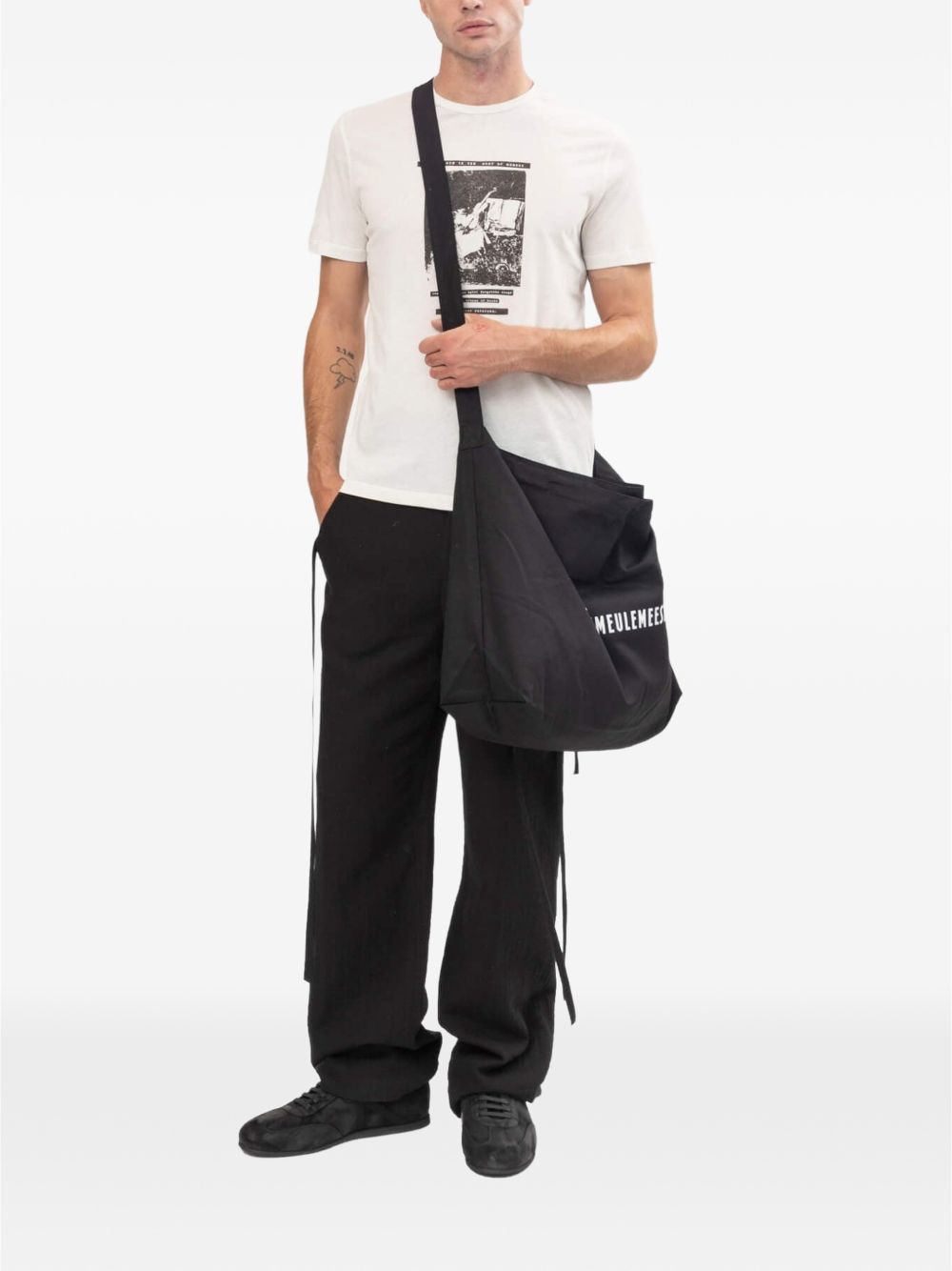 borsa ad large donna nera 