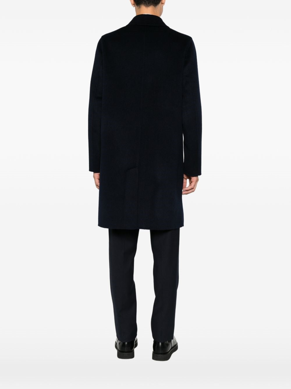cappotto virtuoso double uomo nero 