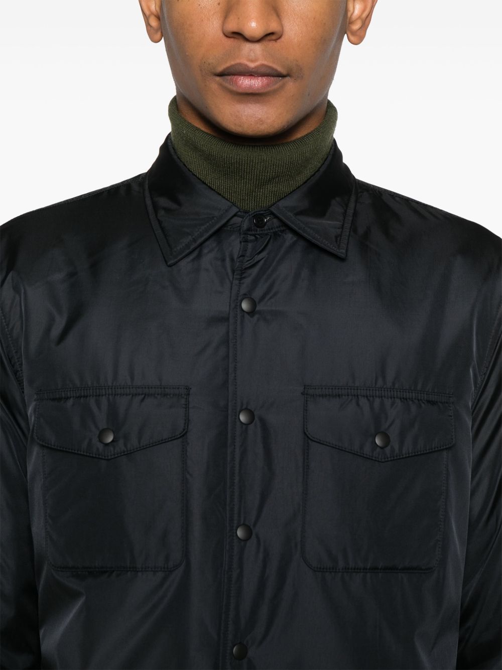 camicia imbottita 13+ uomo NERA 