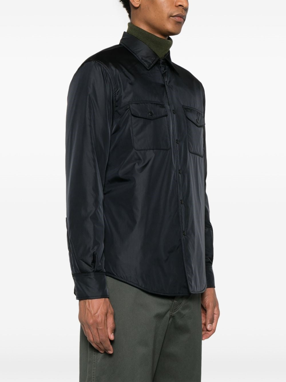 camicia imbottita 13+ uomo NERA 