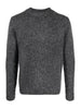 maglione girocollo uomo verde grigio