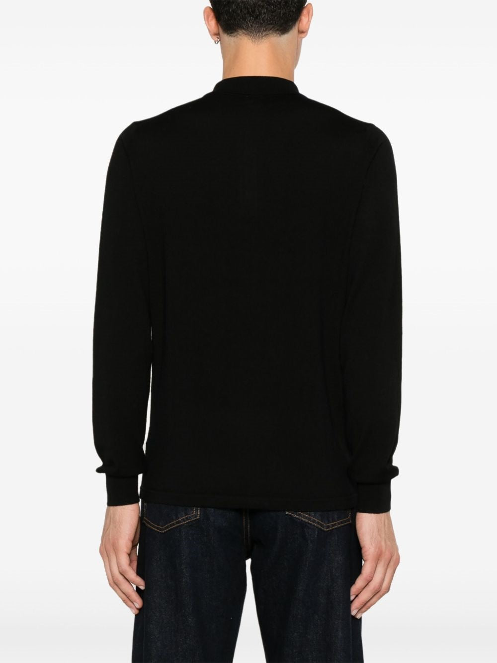 maglia polo uomo nera 