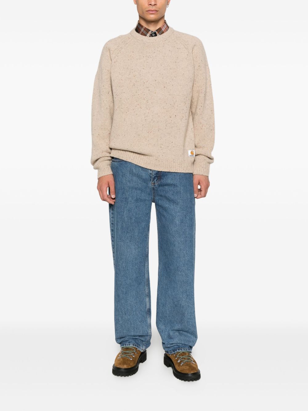 maglione anglistic uomo beige 