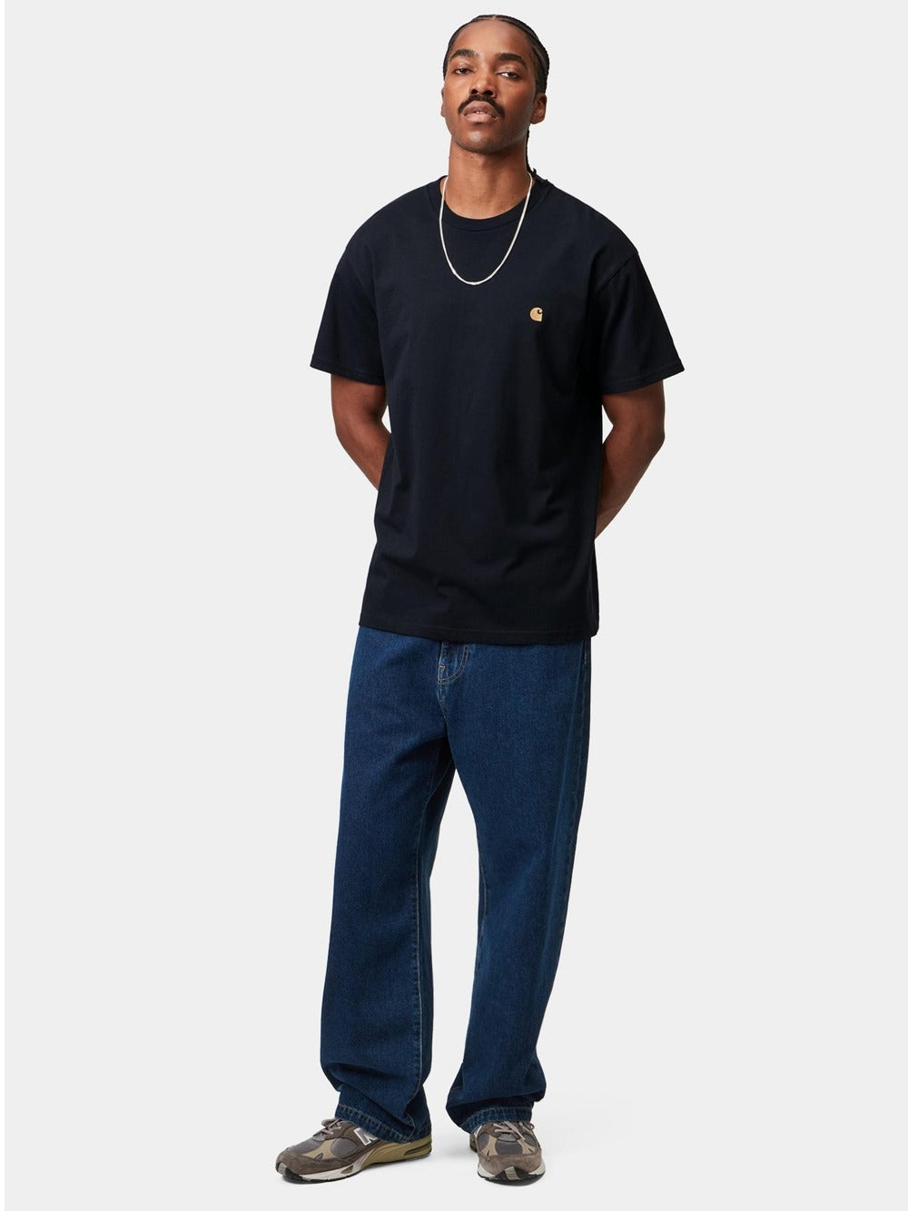 t-shirt chase uomo navy 