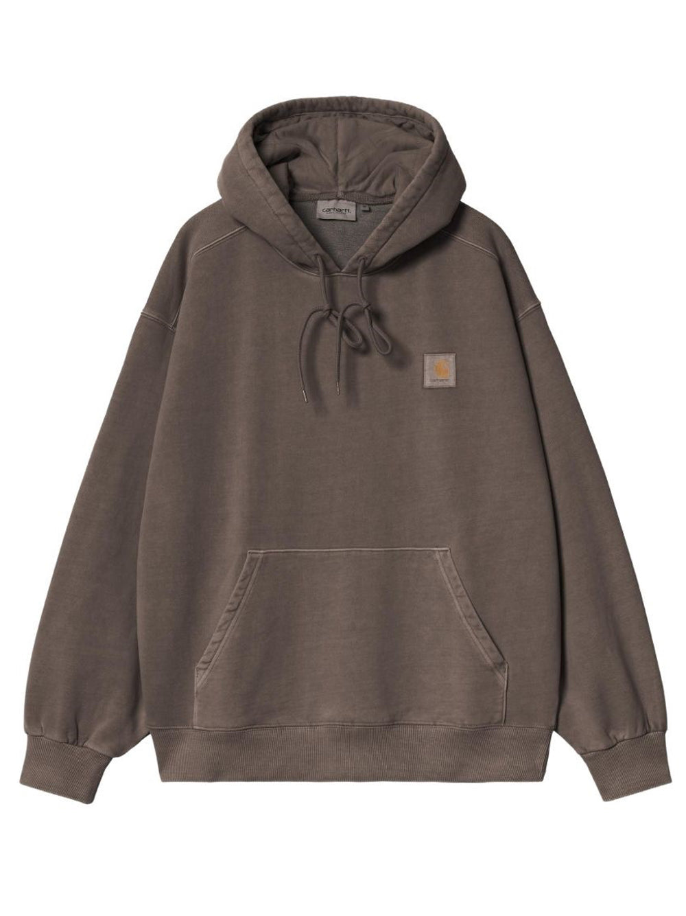 felpa hooded vista uomo tobacco 