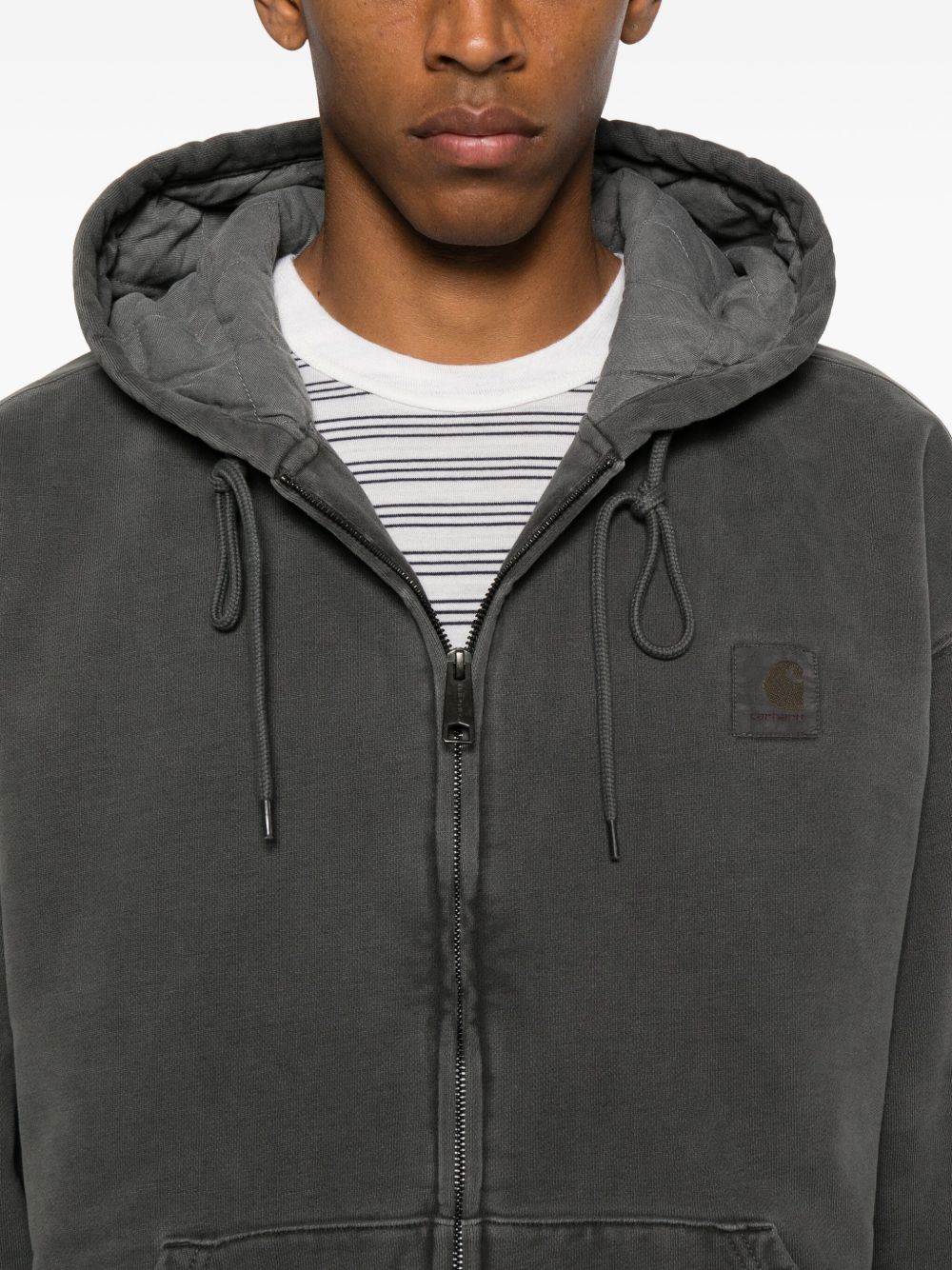 giacca hooded vista uomo nera 