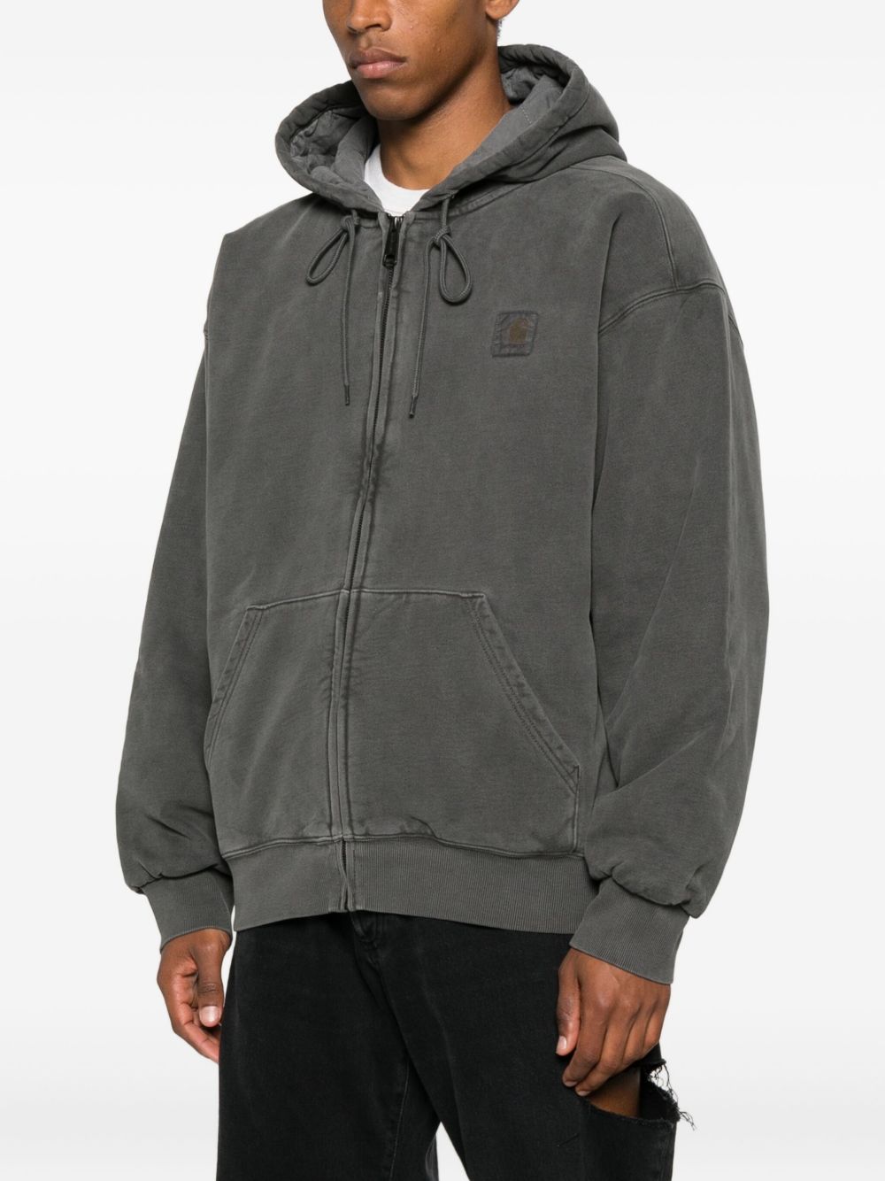 giacca hooded vista uomo nera 