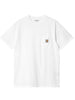 t-shirt pocket uomo bianca