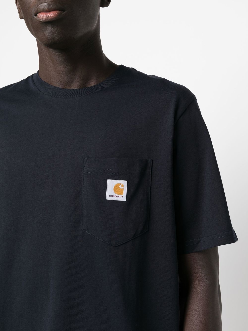 t-shirt pocket uomo navy 