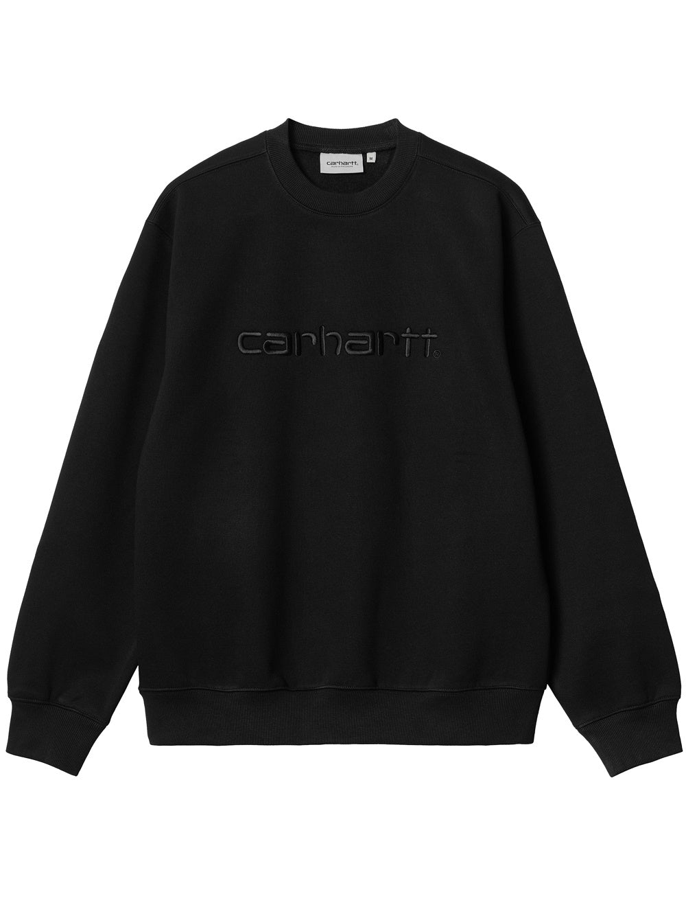 felpa carhartt uomo nera 