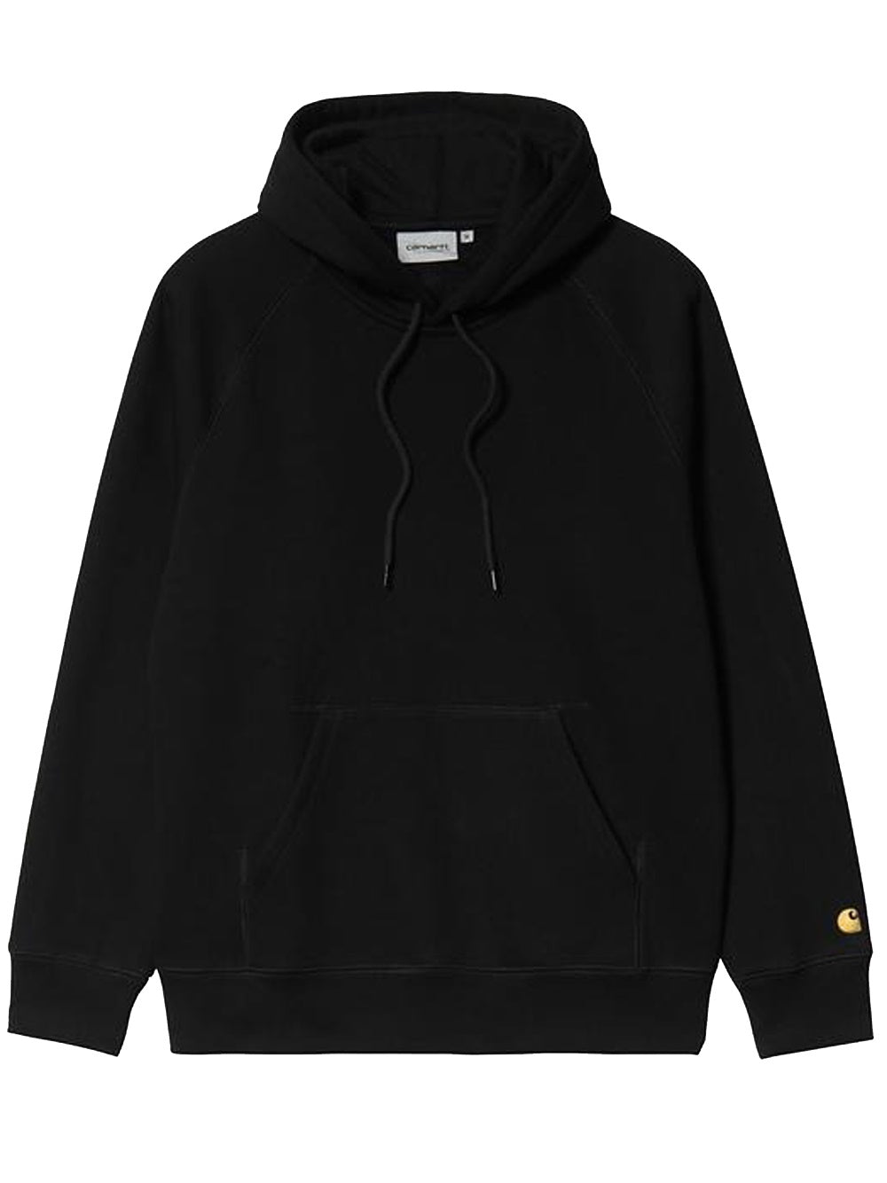 felpa chese hooded uomo nera 