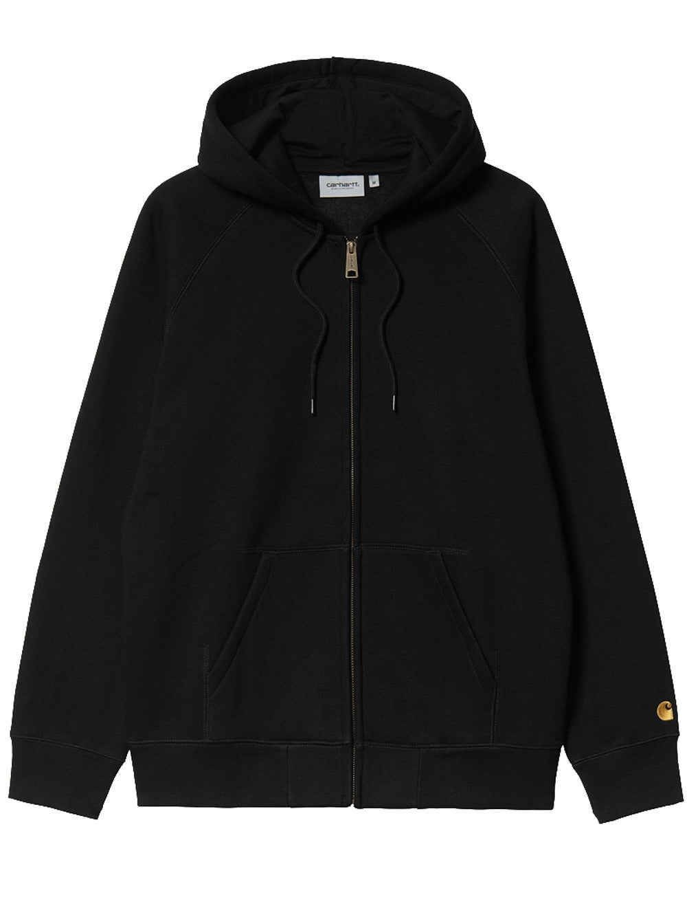 giacca chase con cappuccio uomo nero 