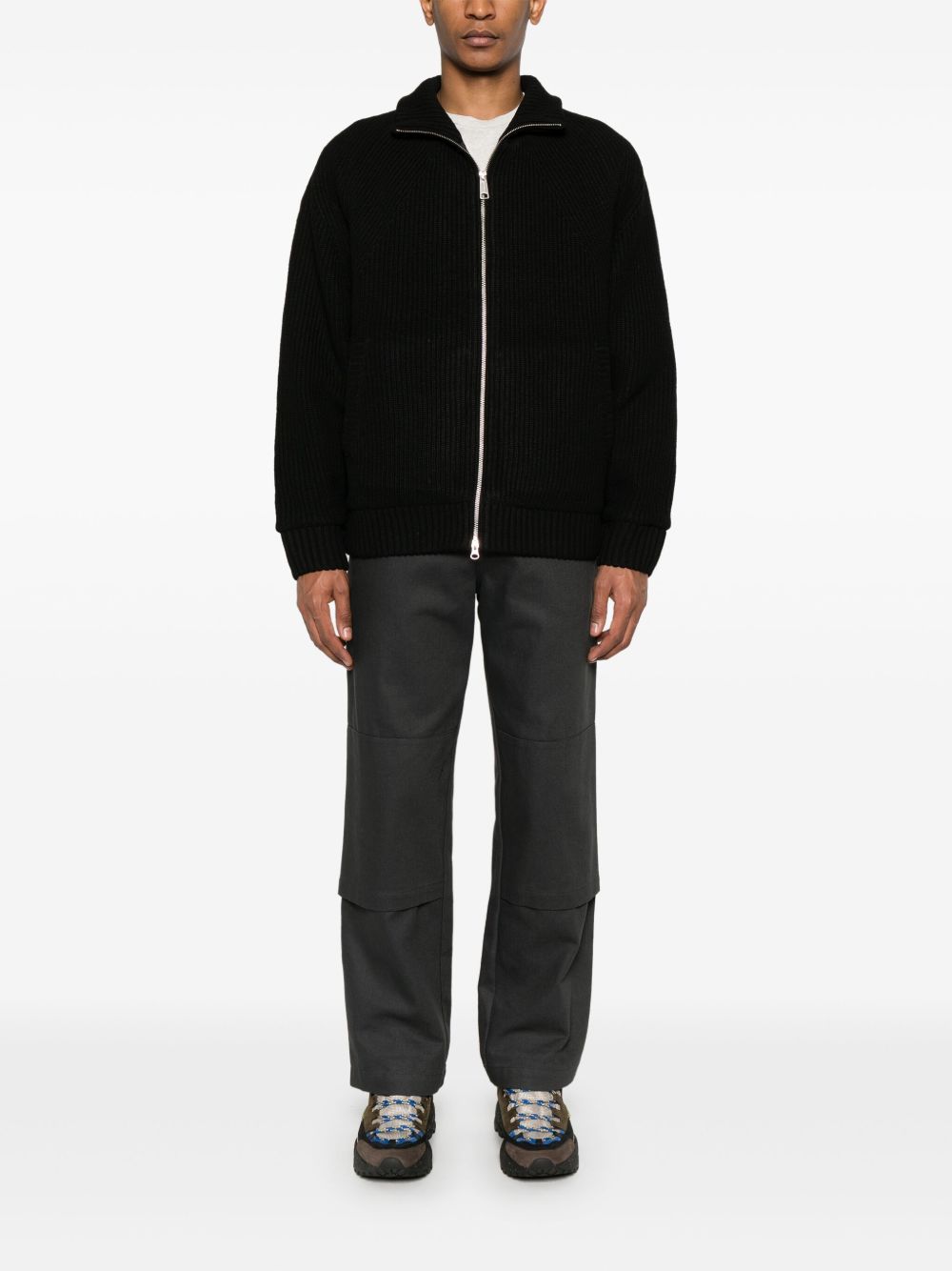 giacca maglione banley uomo nera 