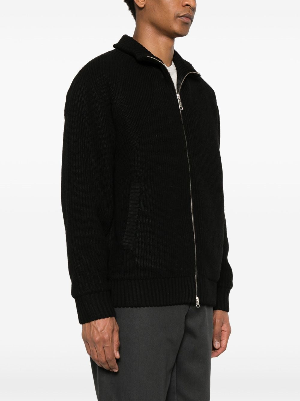 giacca maglione banley uomo nera 