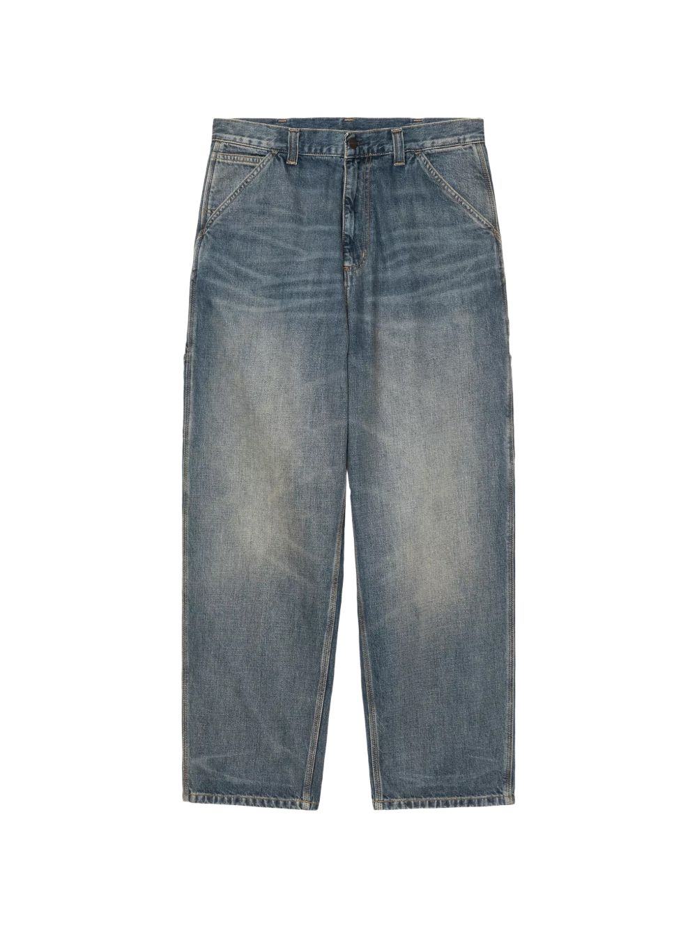 jeans og single knee uomo blu 