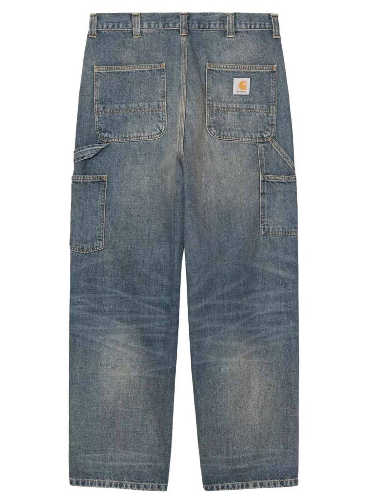 jeans og single knee uomo blu 
