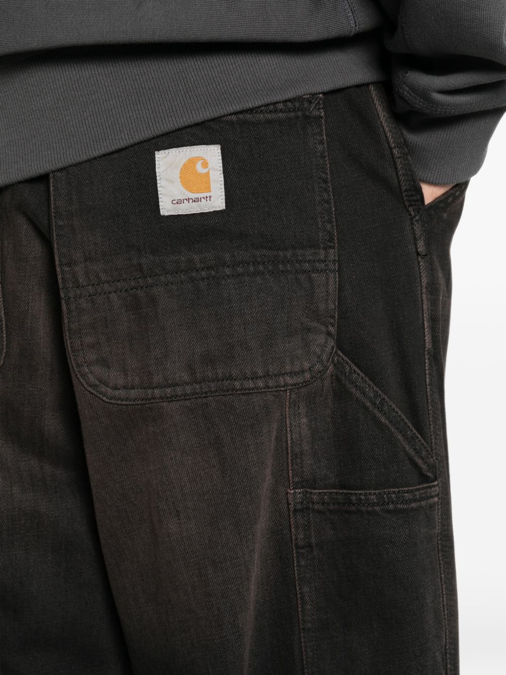 jeans og single knee uomo tobacco 