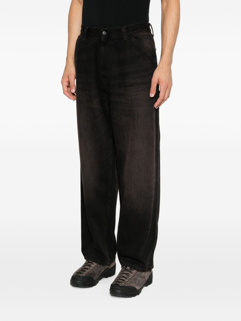 jeans og single knee uomo tobacco 