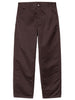 pantalone simple uomo tobacco