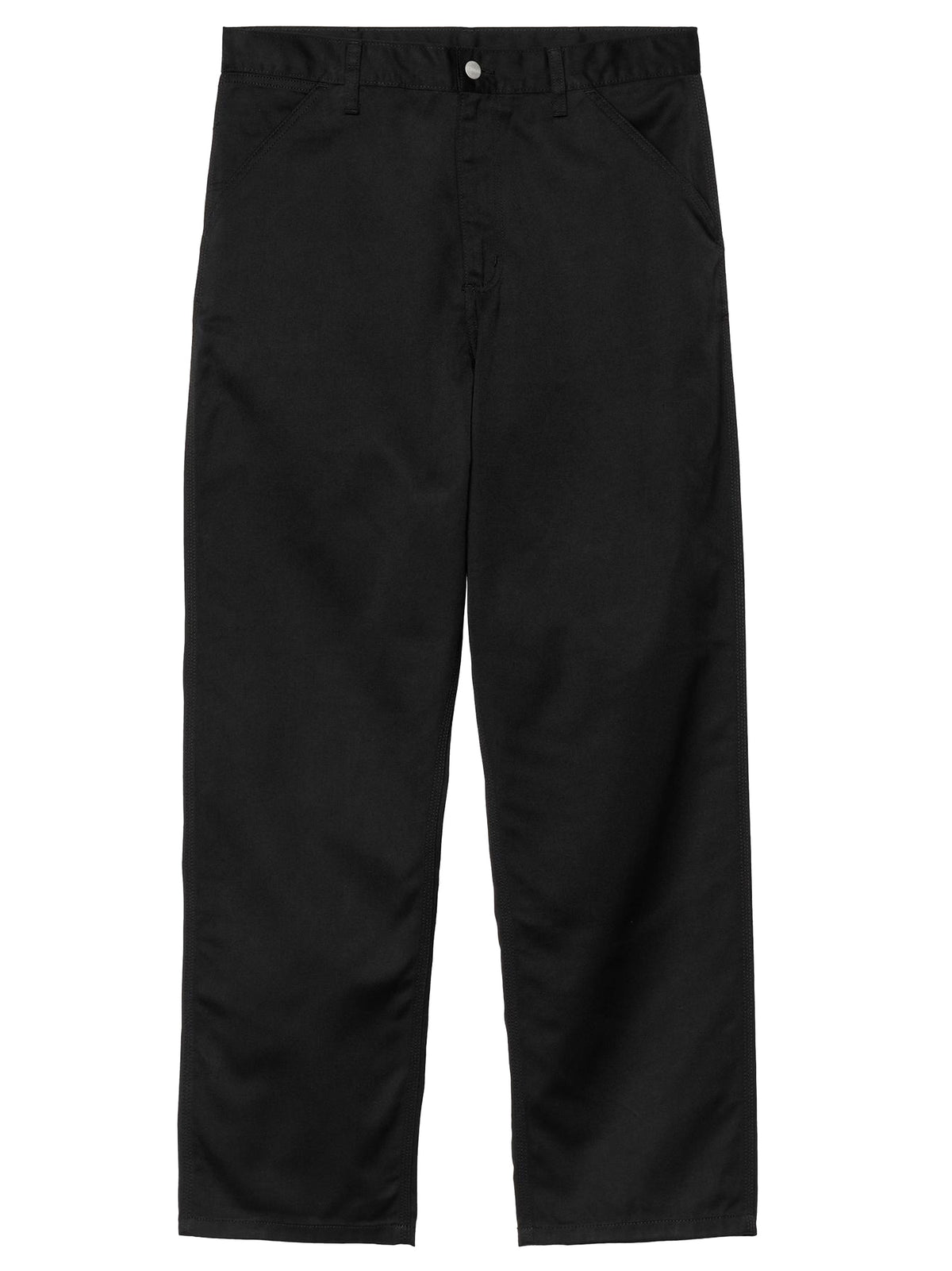 pantalone simple uomo neri 