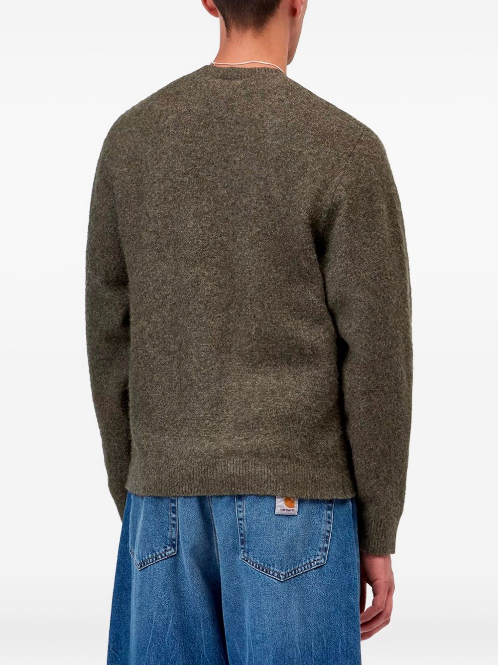 maglione curtis uomo marrone 