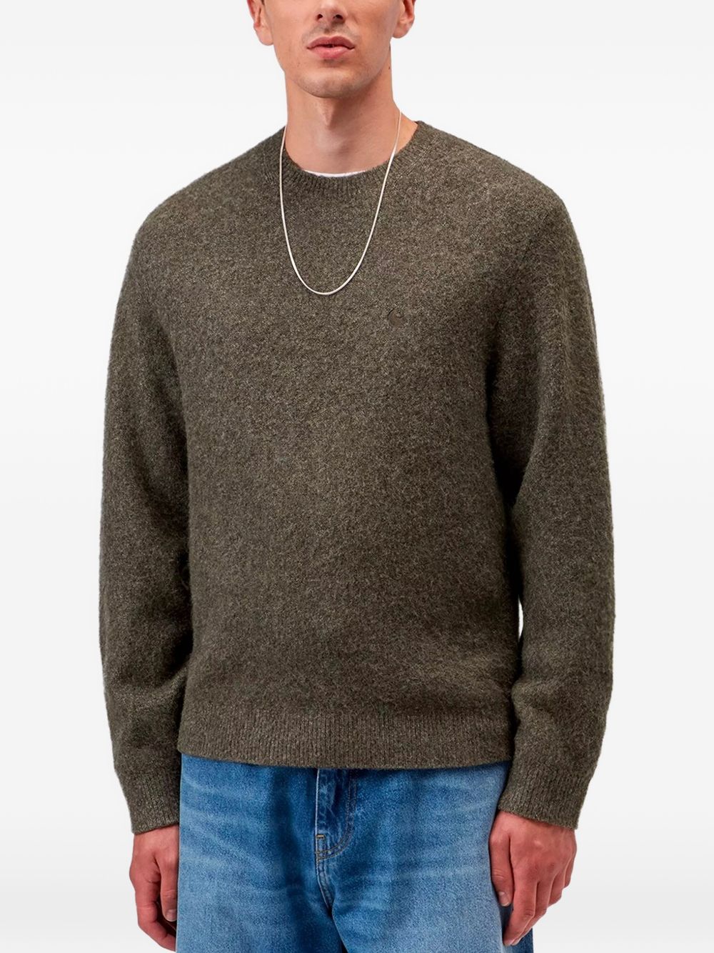 maglione curtis uomo marrone 